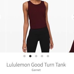 Lululemon good turn tank